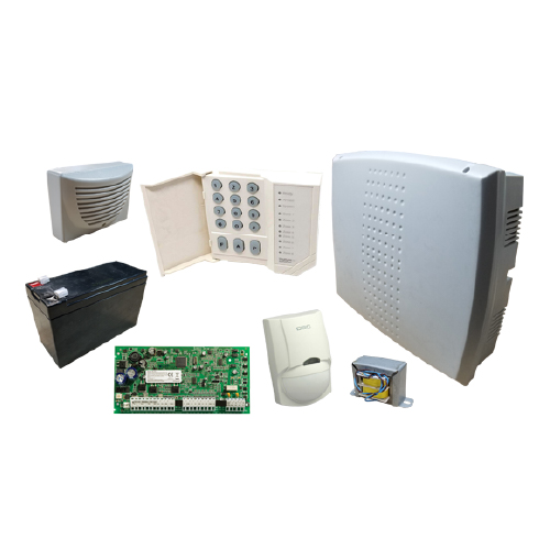 KIT ALARMA DSC 1616/1555 MP100/LC100/BATERIA